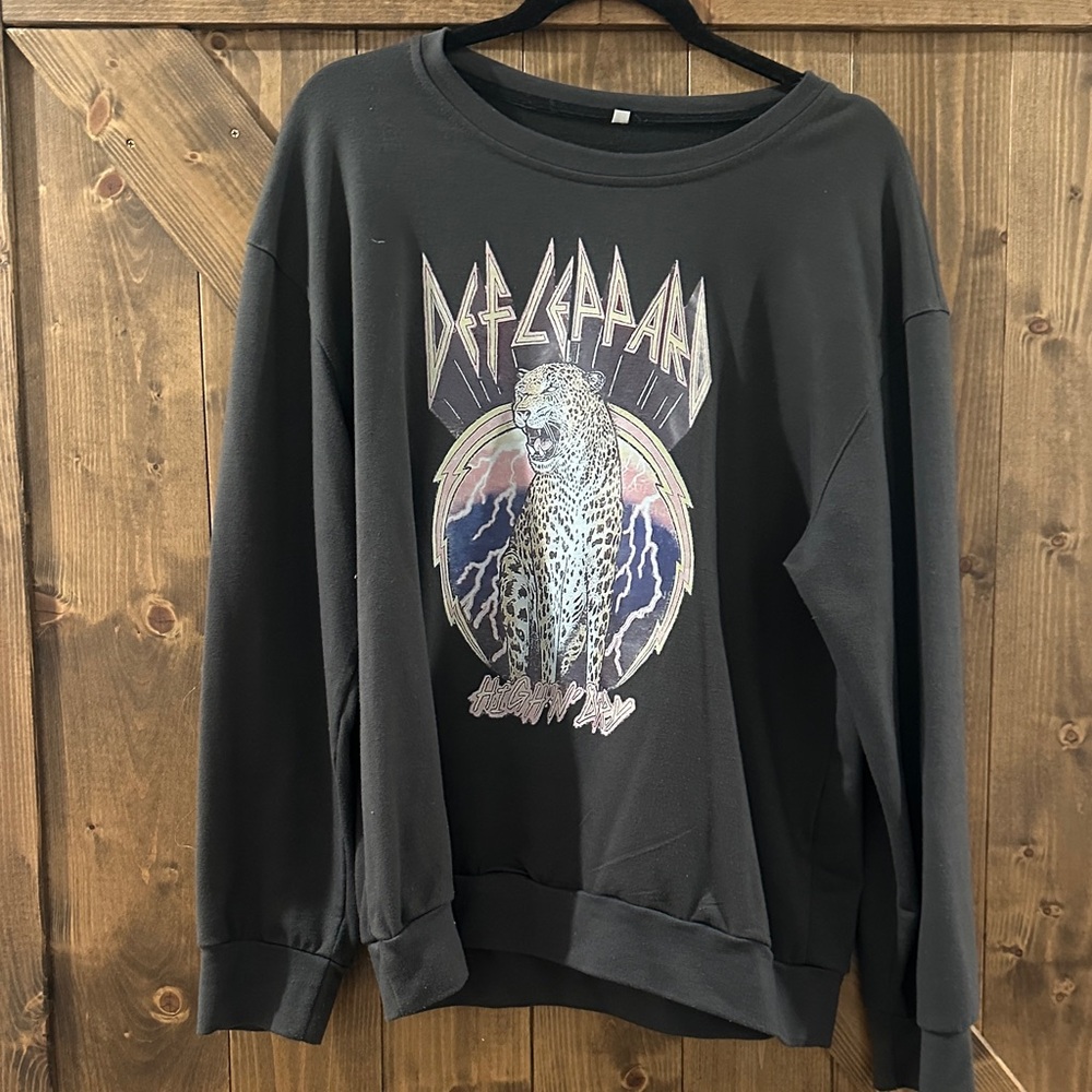 Dark Gray Graphic Sweatshirt